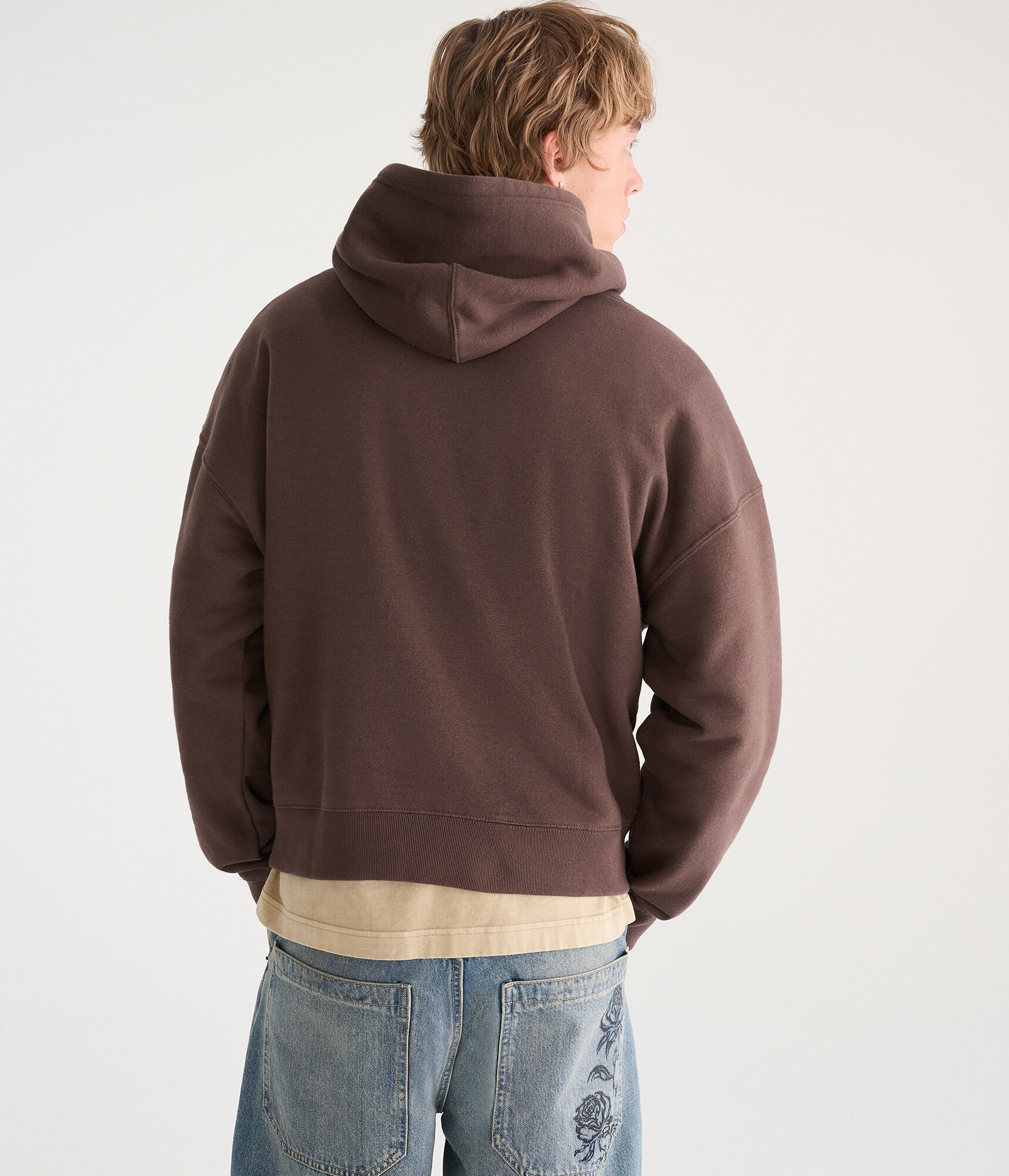 Aero NYC Original Brand Boxy Pullover Hoodie