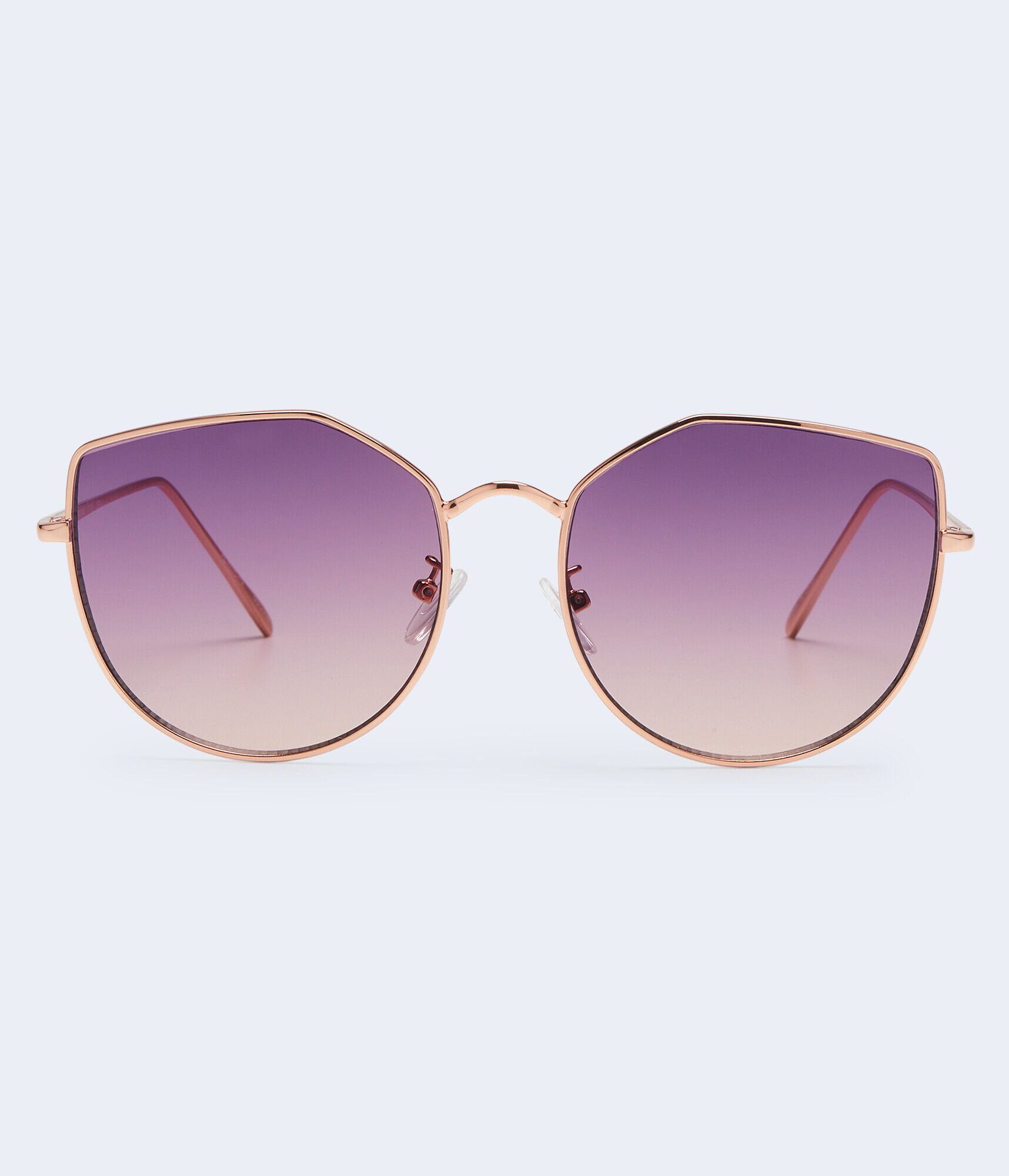 Geometric Colored Lens Sunglasses***