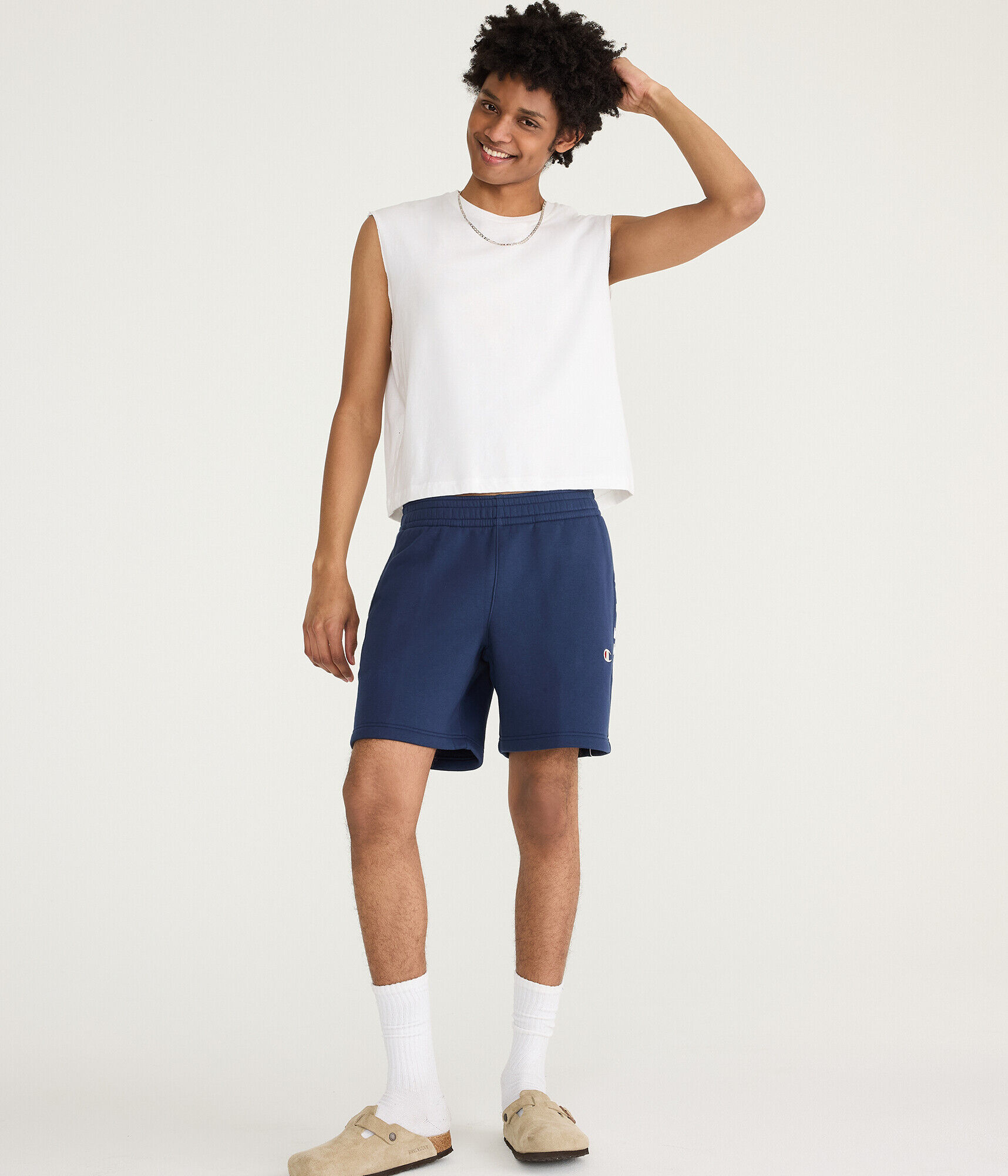 Champion Logo Fleece Shorts