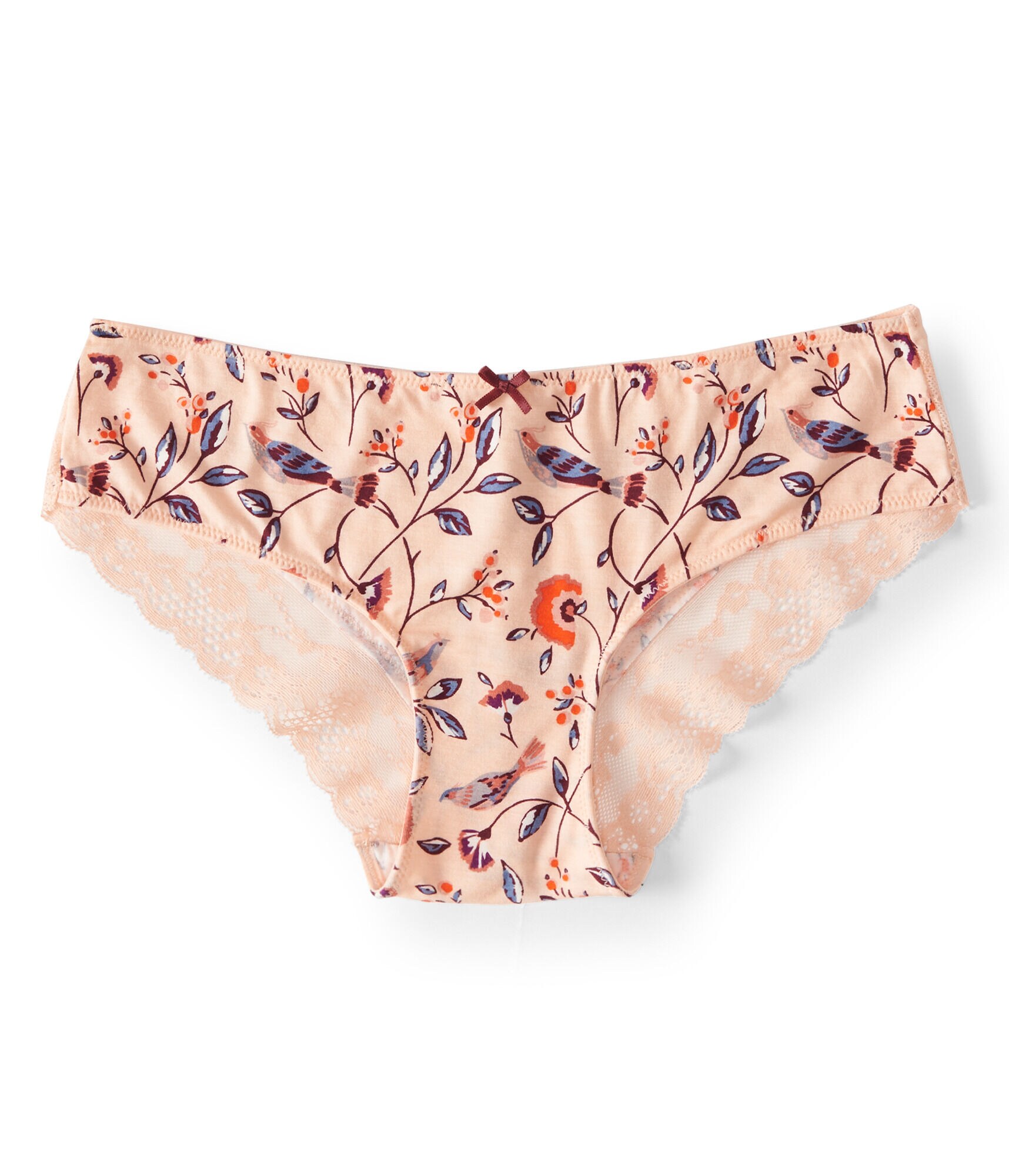 Floral Bird Print Hipster