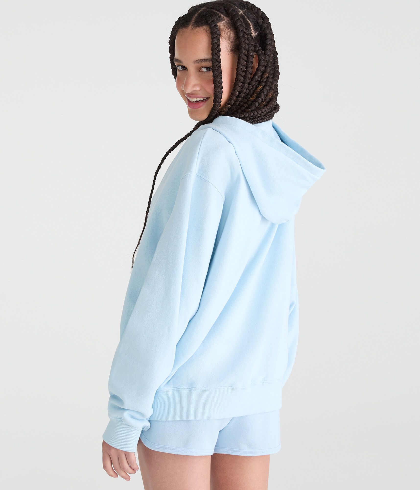 Cloud Soft Oversized Full-Zip Hoodie