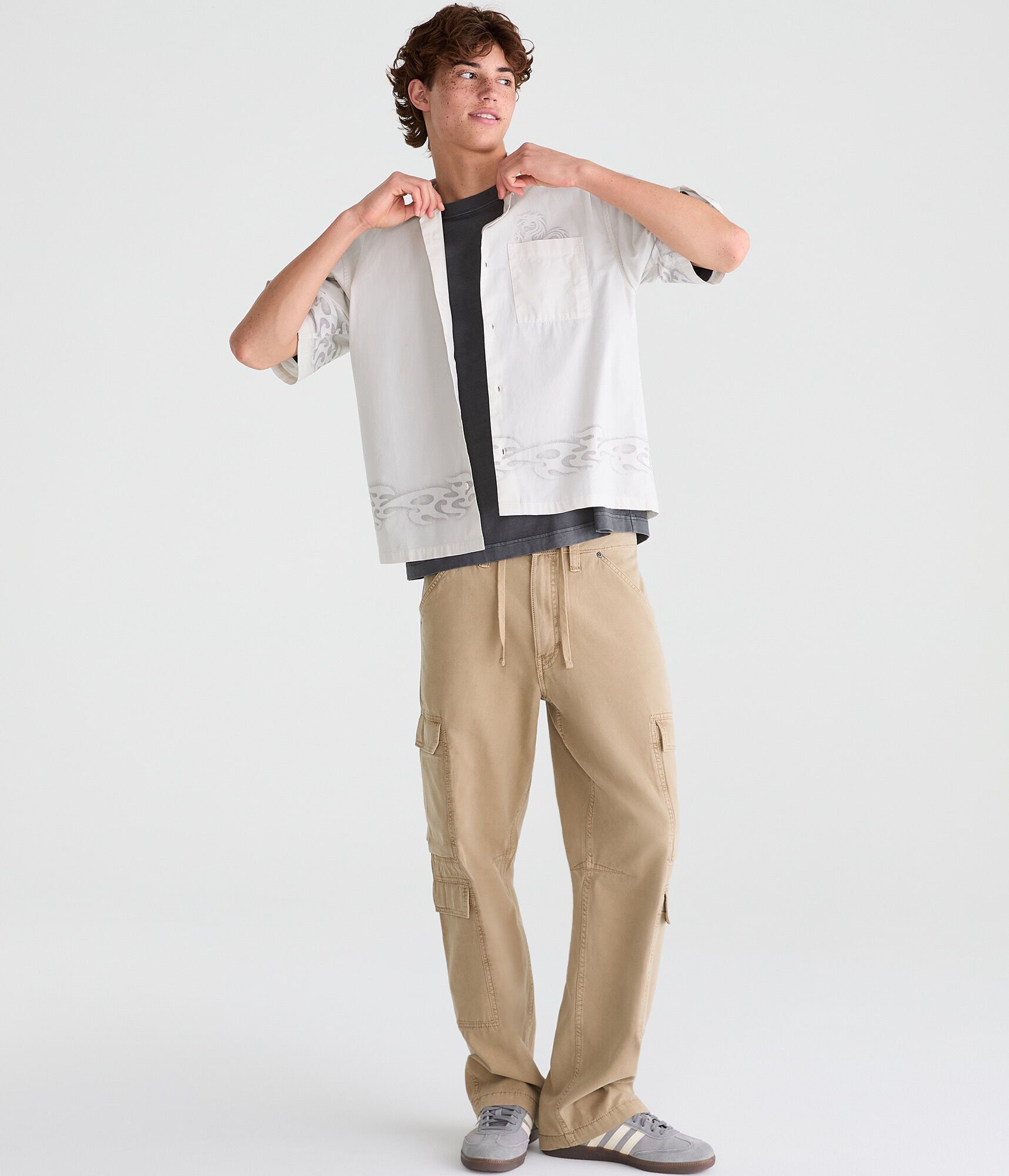 Dragon Flames Boxy Shirt