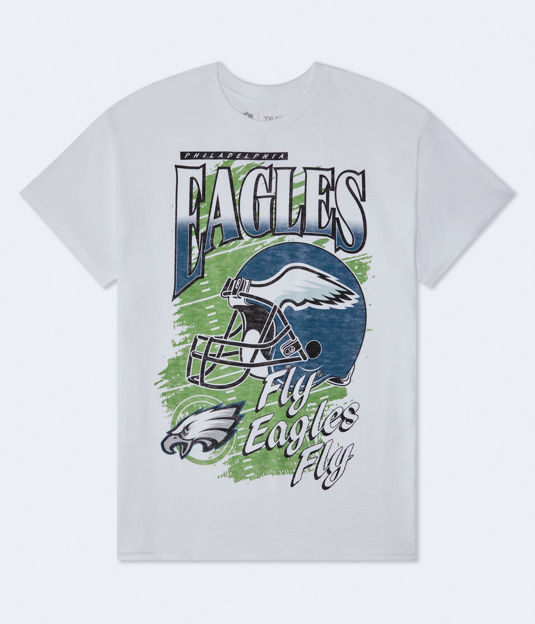 Philadelphia Eagles Helmet Relaxed Graphic Tee