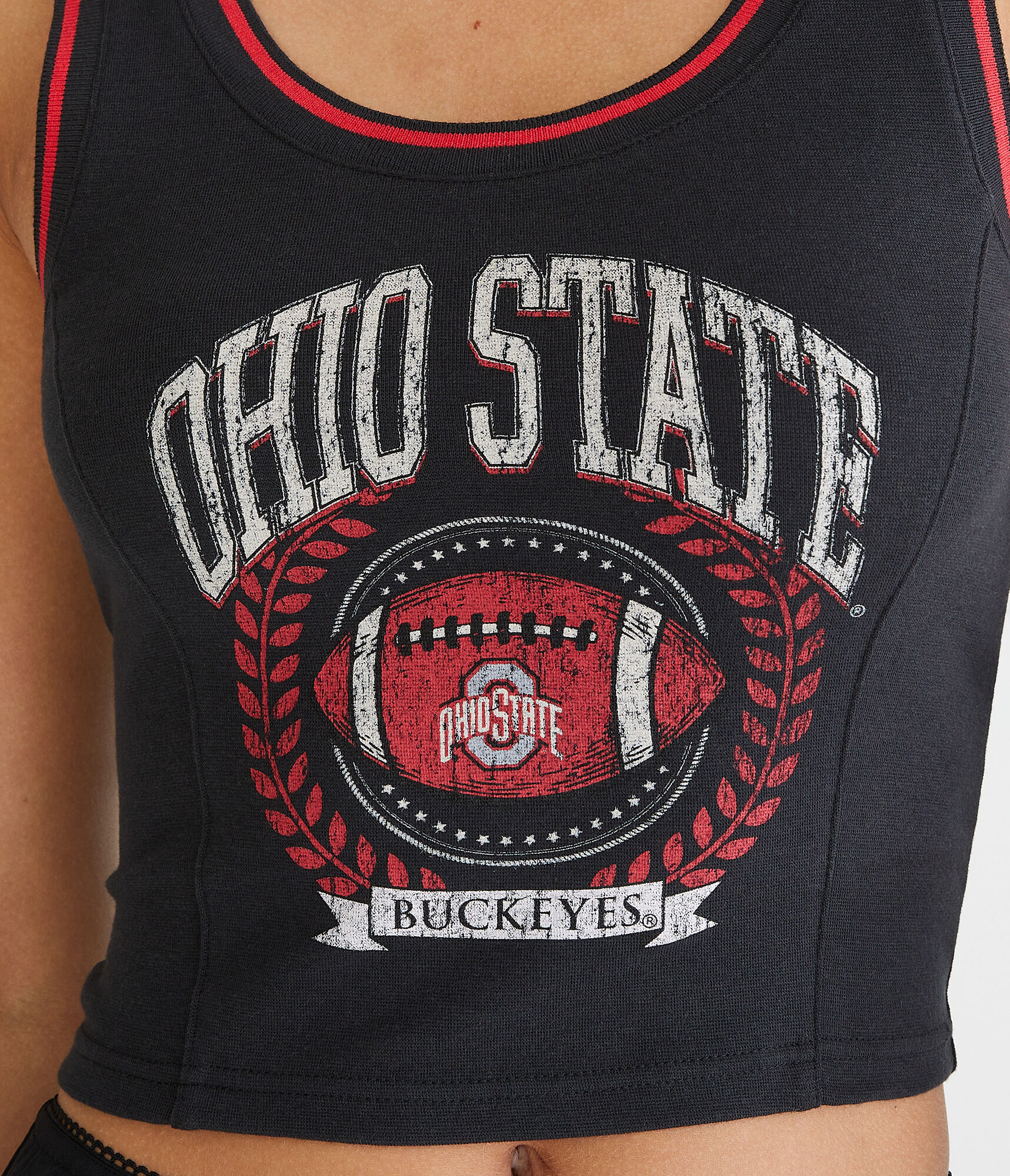 Ohio State Football Cropped Graphic Tank