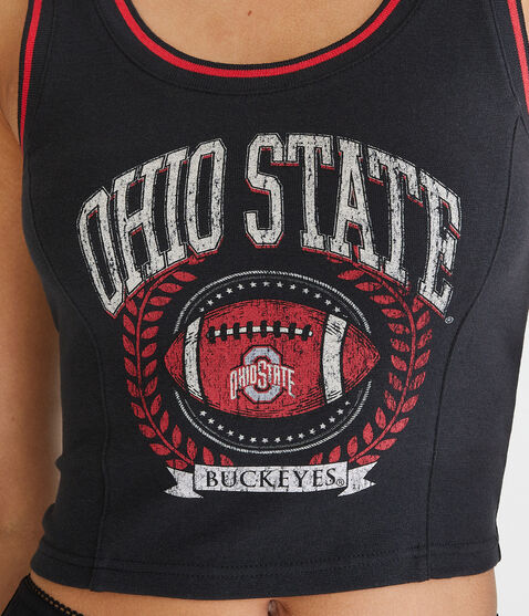Ohio State Football Cropped Graphic Tank