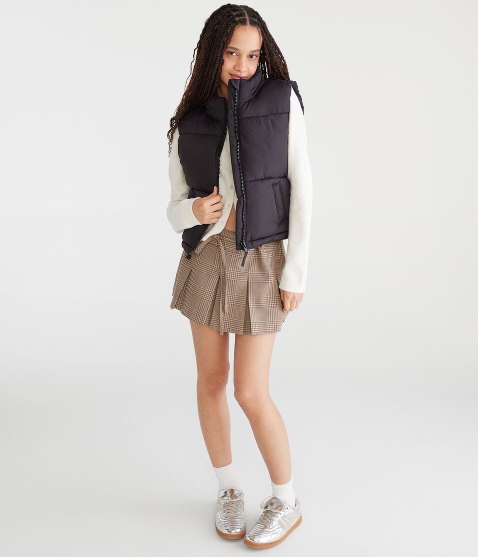 Lightweight Cropped Puffer Vest
