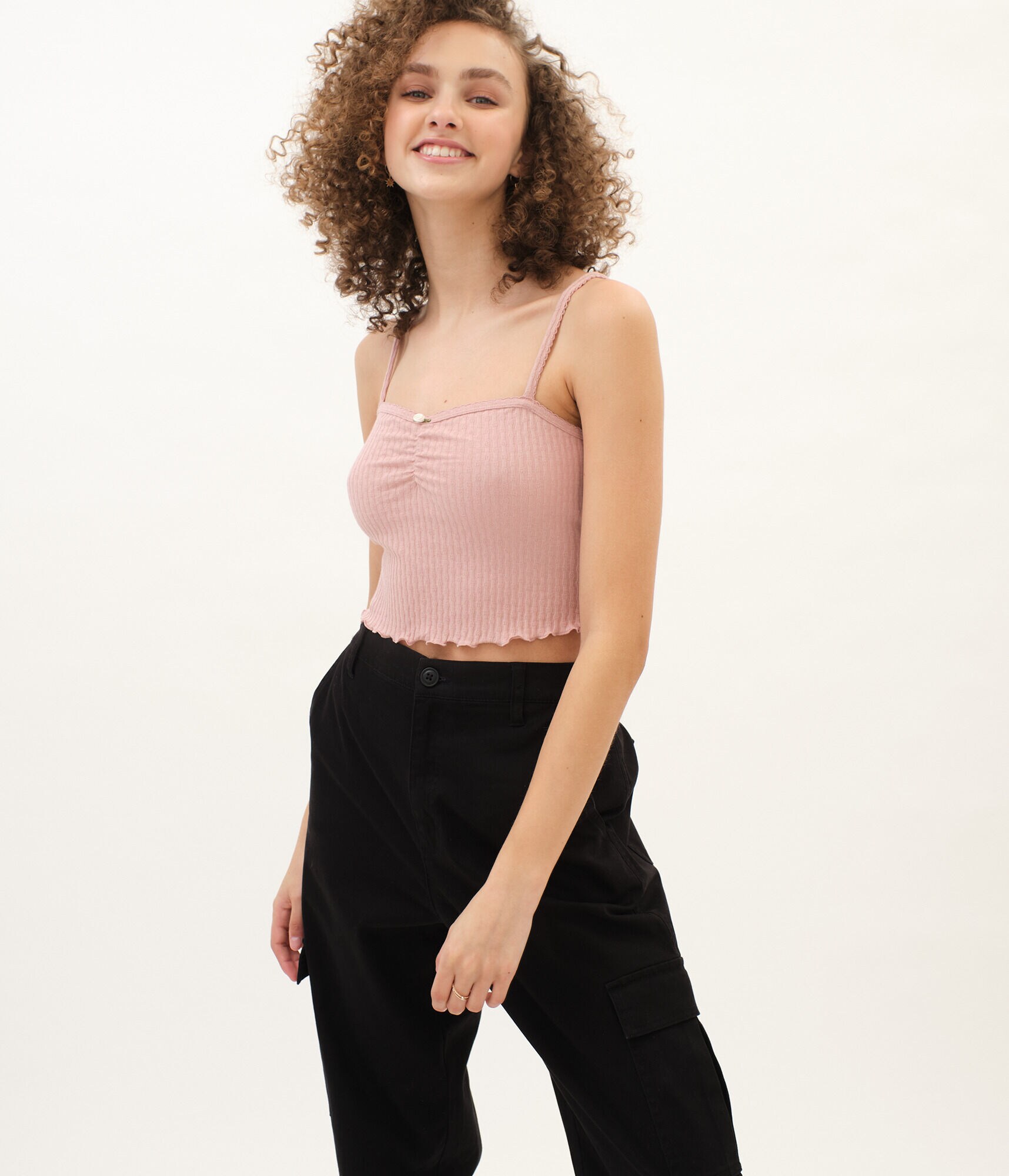 Cinched Cropped Tank