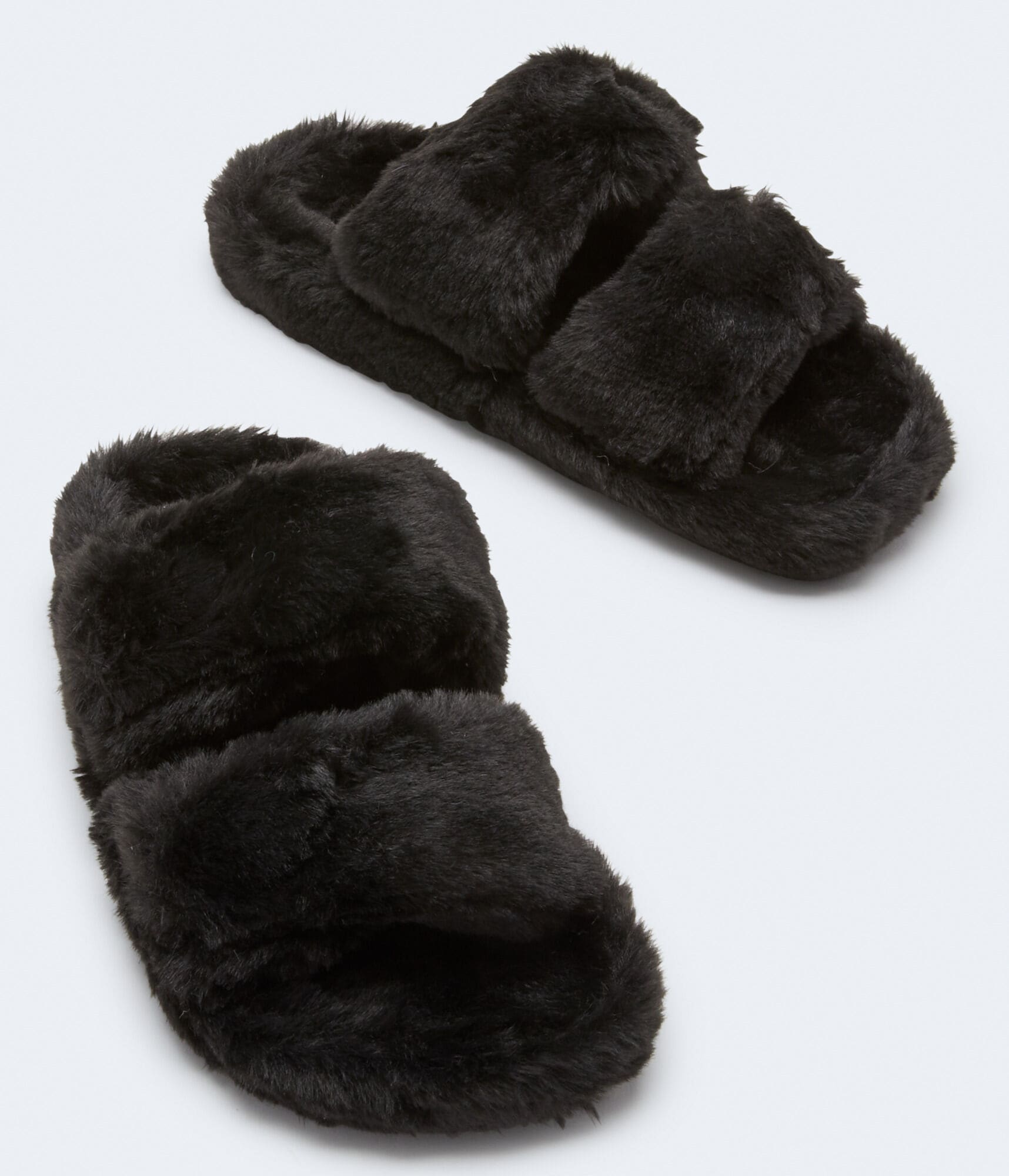 Faux Fur Slide Sandal