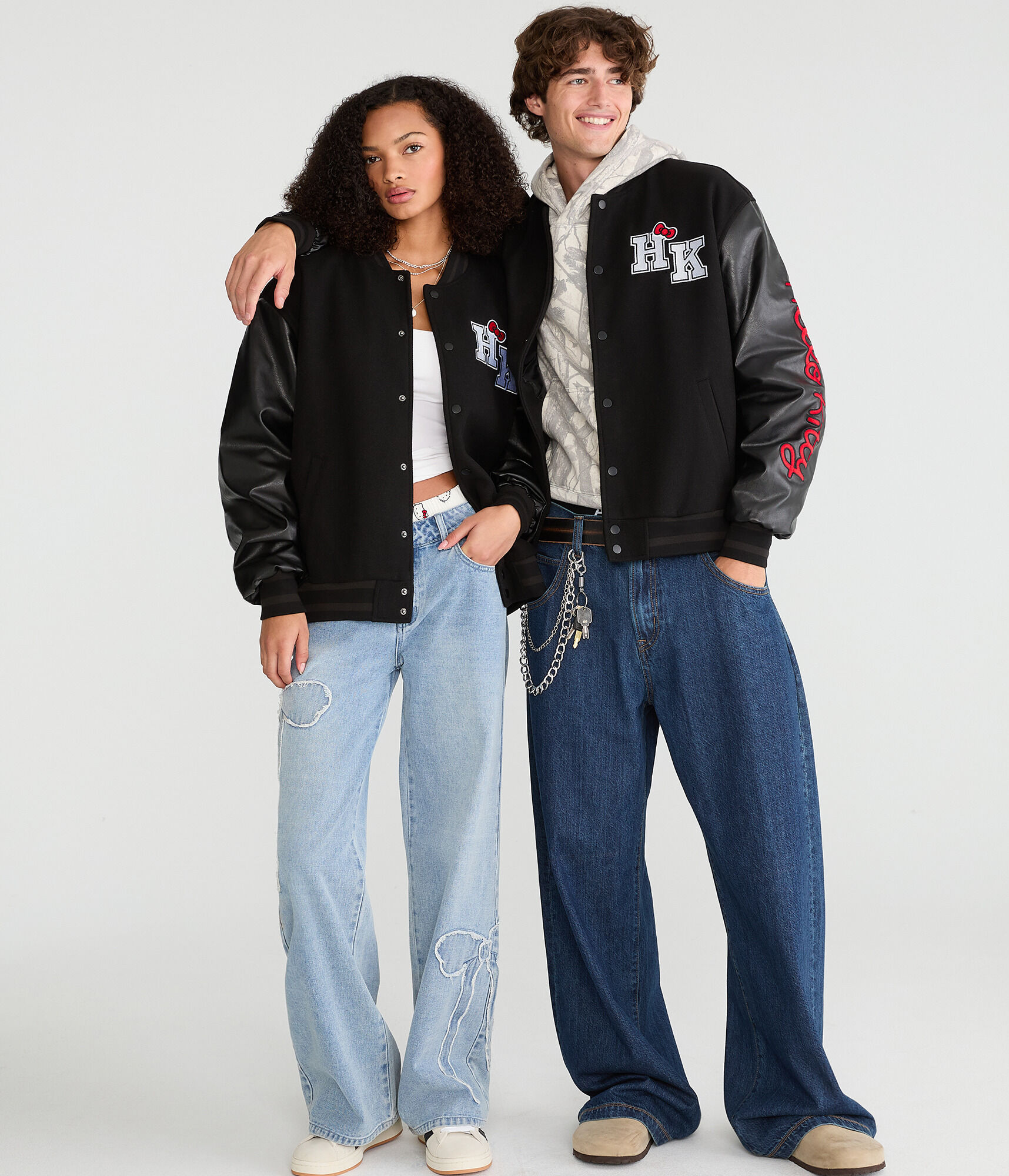 Hello Kitty | Aero Varsity Bomber Jacket