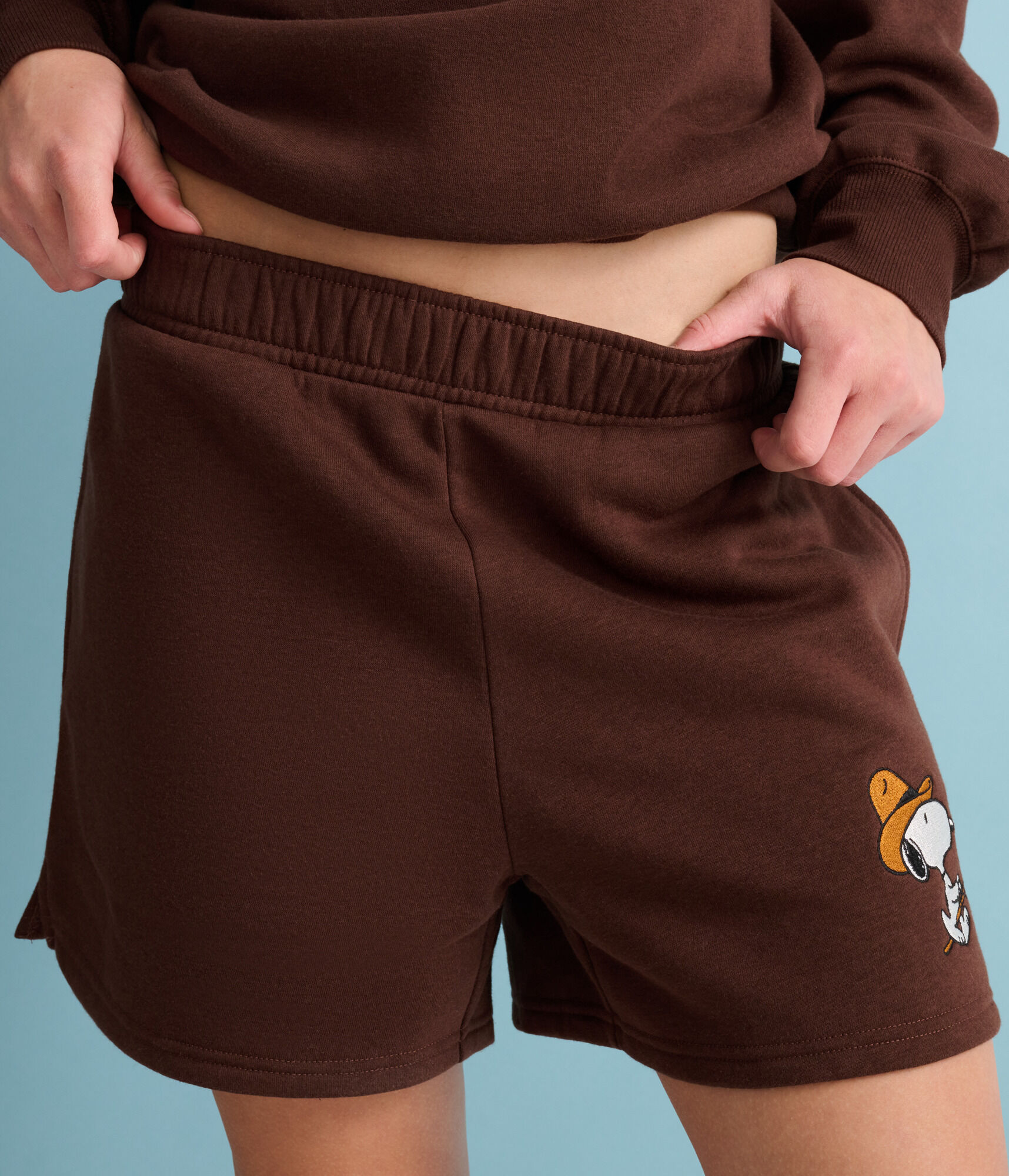 Peanuts® | Aéropostale Western Snoopy Howdy Partner Fleece Shorts