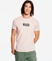 Aero Script Box Logo Graphic Tee