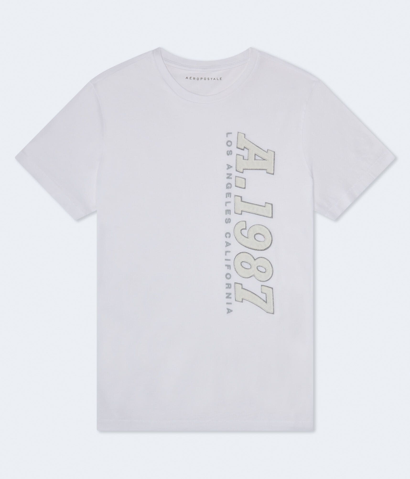 A 1987 Vertical Appliqu&eacute; Graphic Tee