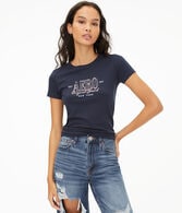 Aero Original Brand Foil Graphic Tee