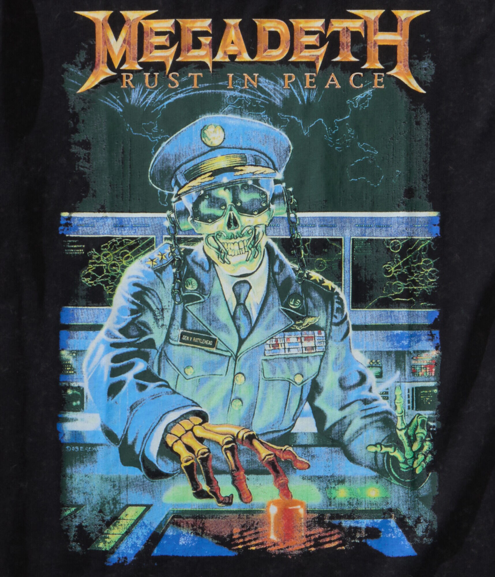 Megadeth Rust In Peace Relaxed Graphic Tee