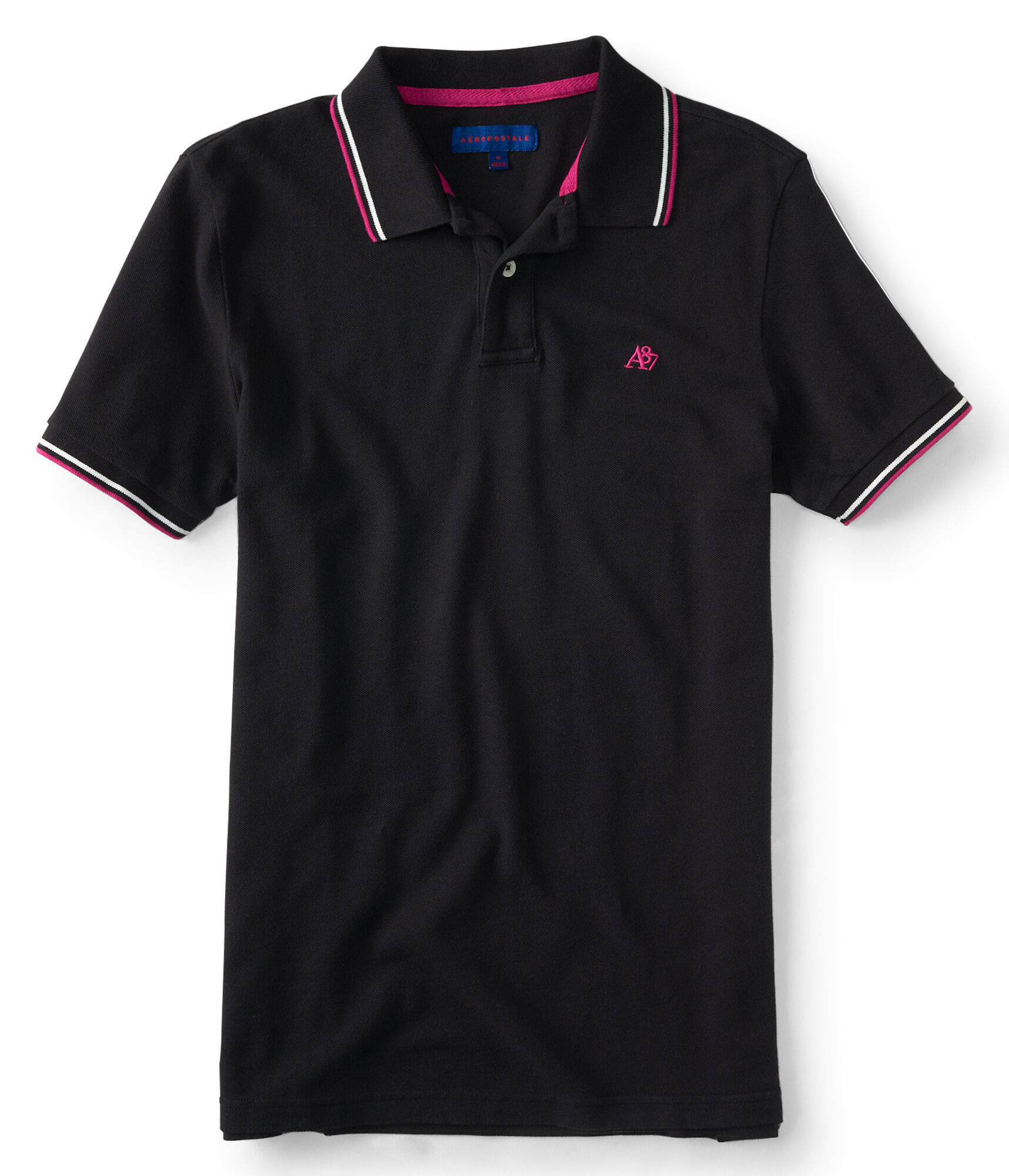 A87 Double-Tipped Pique Polo***