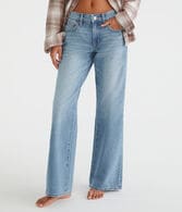Low-Rise Baggy Flare Jean