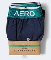 Fashion 4" Woven Boxer 3-Pack