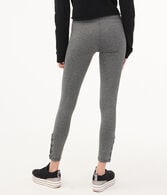 Heathered 7/8 Lace-Up Legging