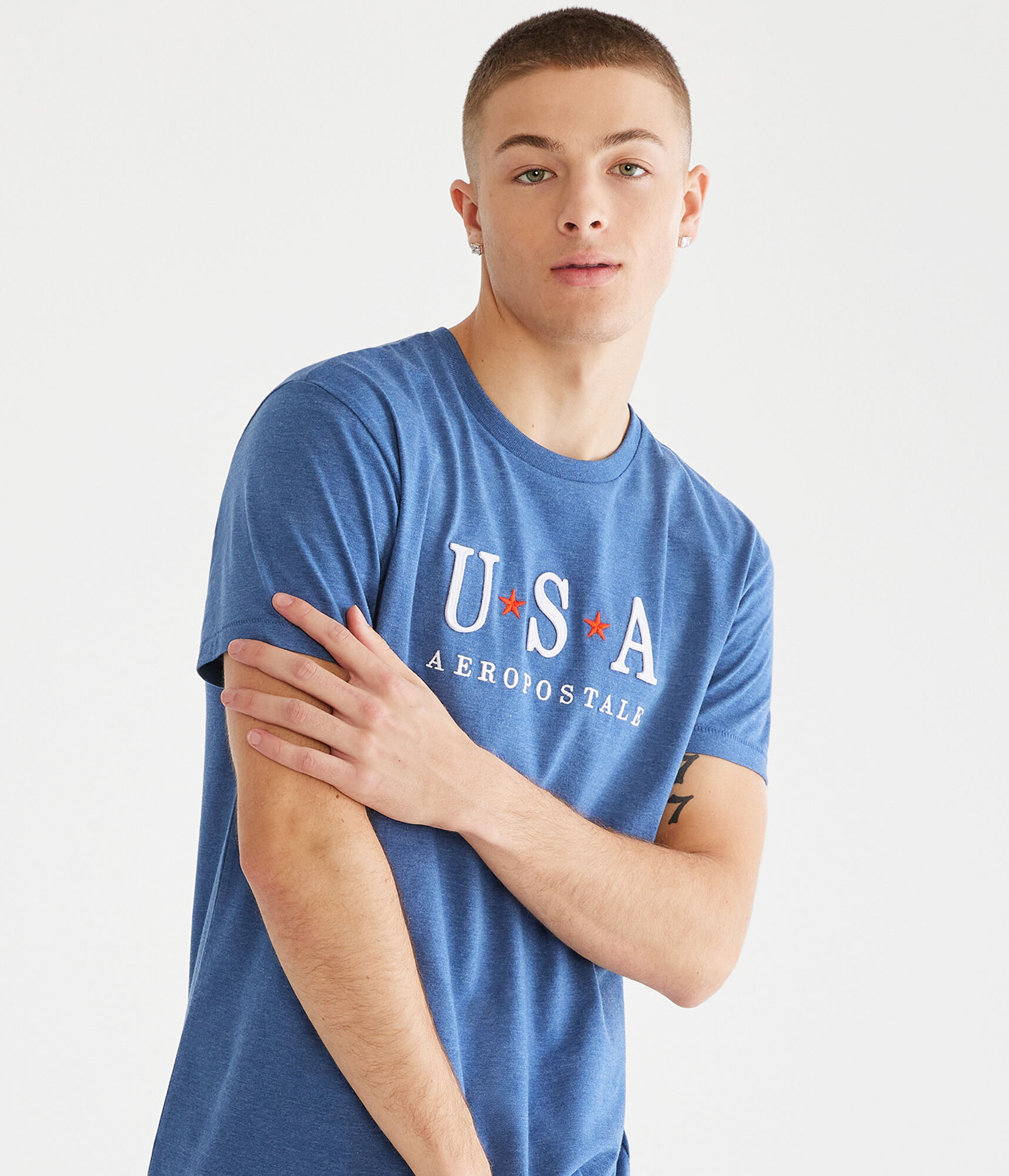 Aeropostale USA Appliqu&eacute; Graphic Tee