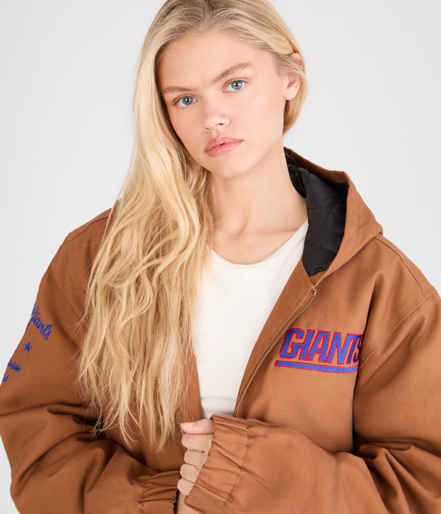 New York Giants Hooded Workwear Jacket