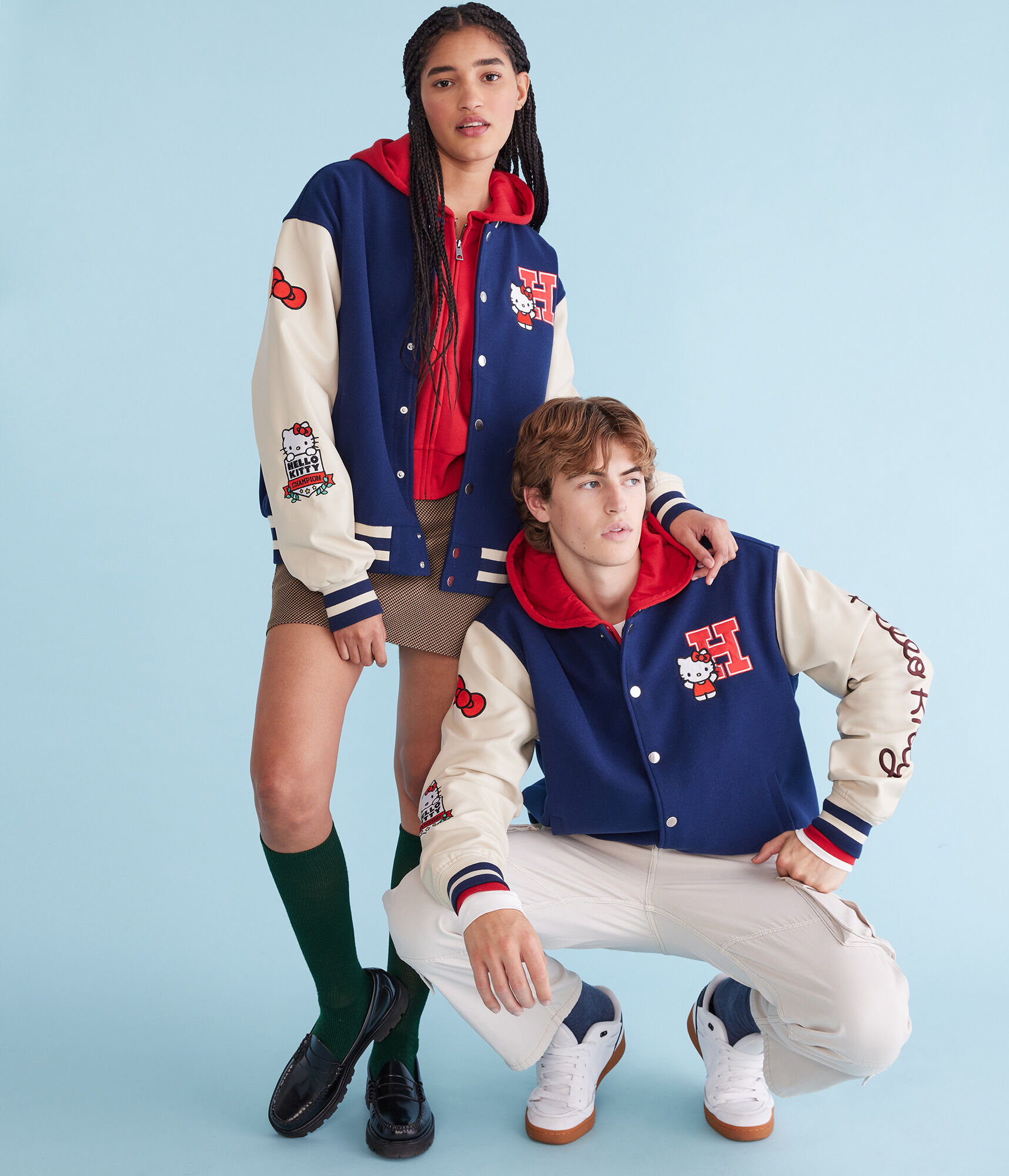 Hello Kitty Varsity Bomber Jacket