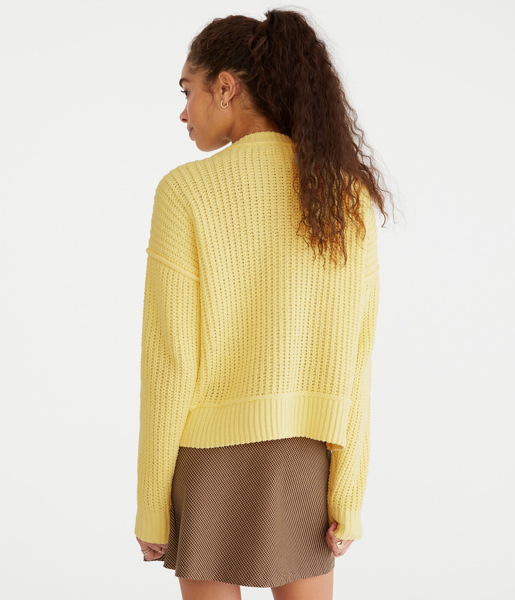 Chenille V-Neck Sweater
