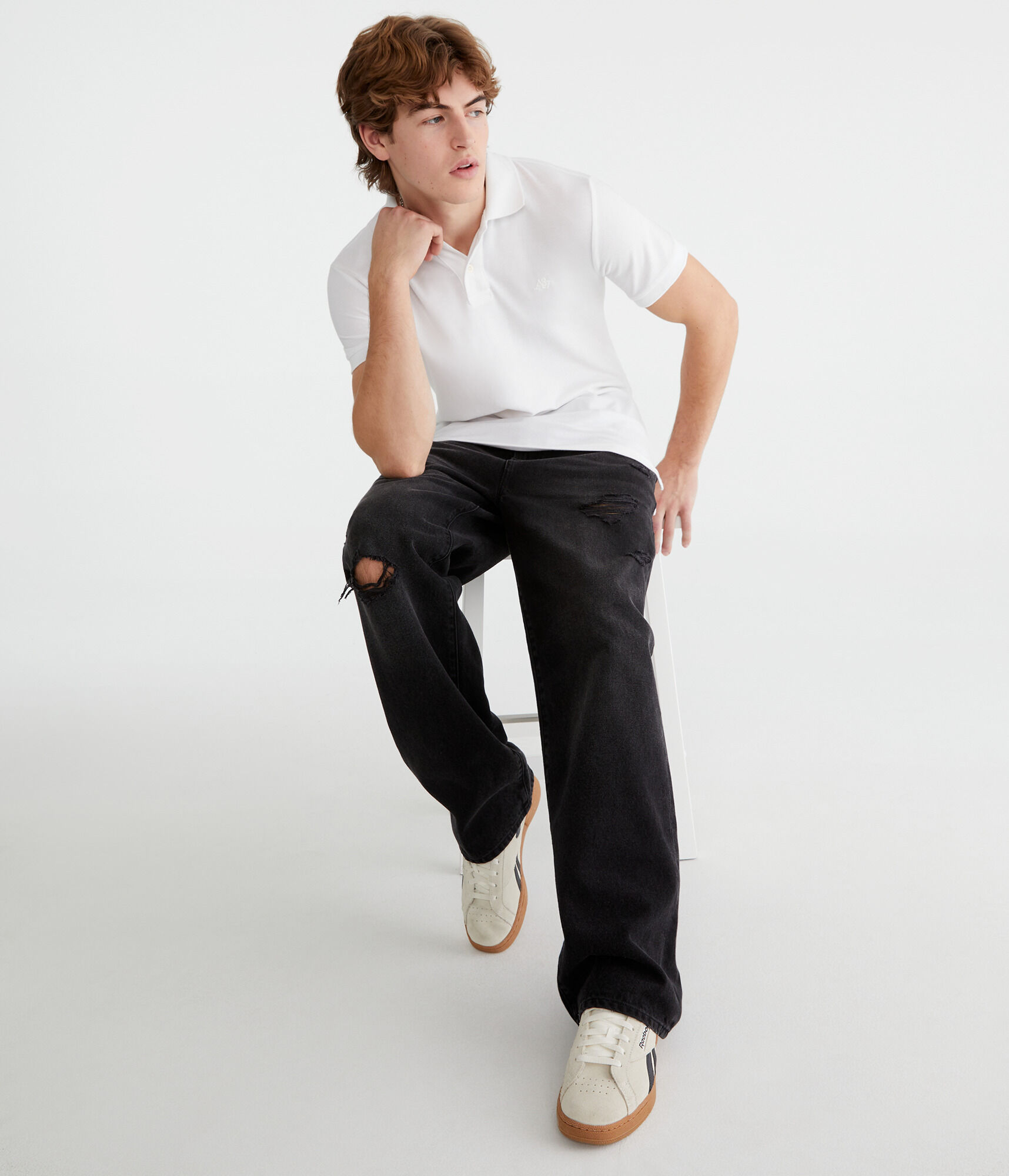 Tonal A87 Logo Piqu&amp;eacute; Polo