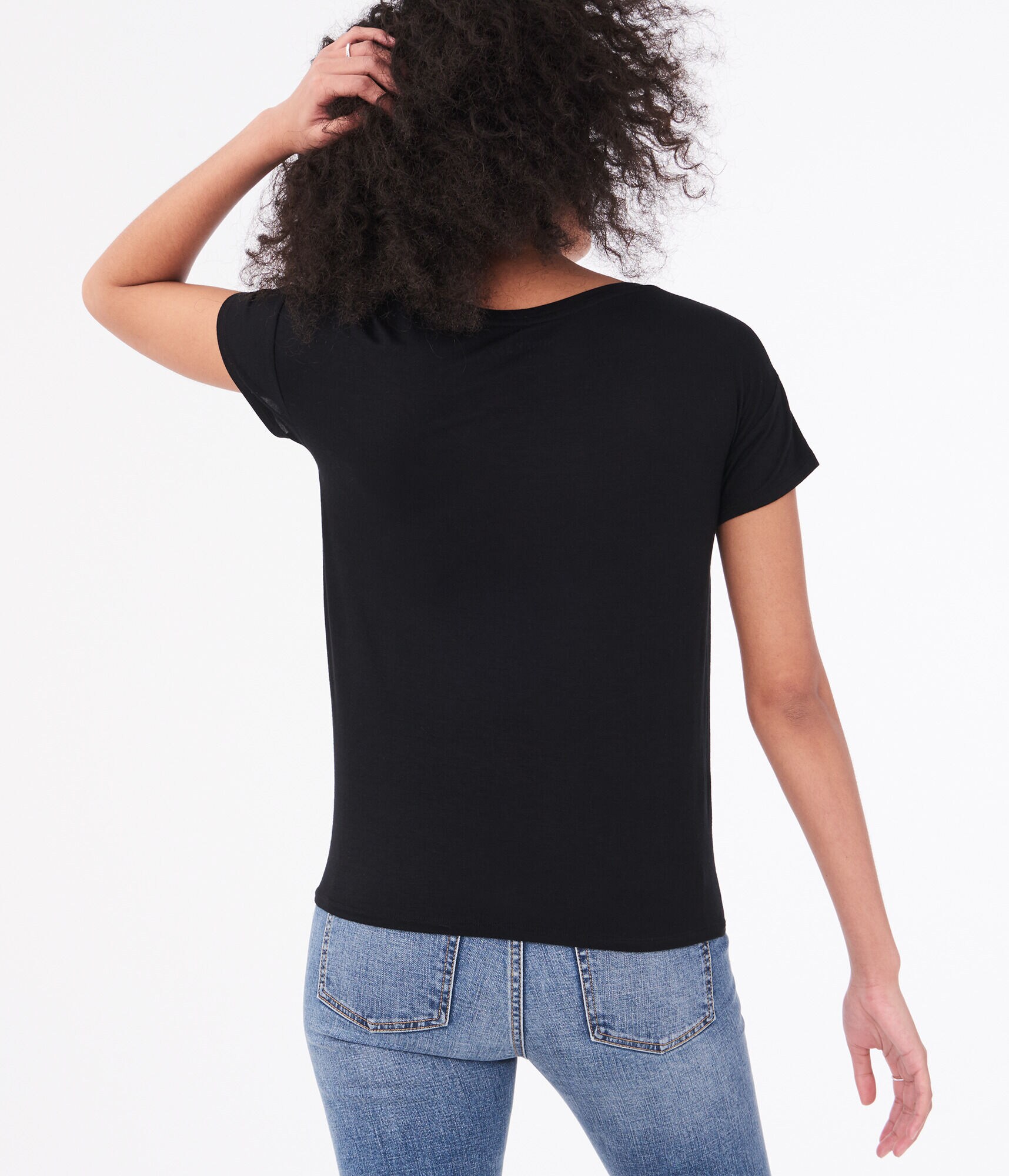 Seriously Soft Tie-Front Pocket Tee***
