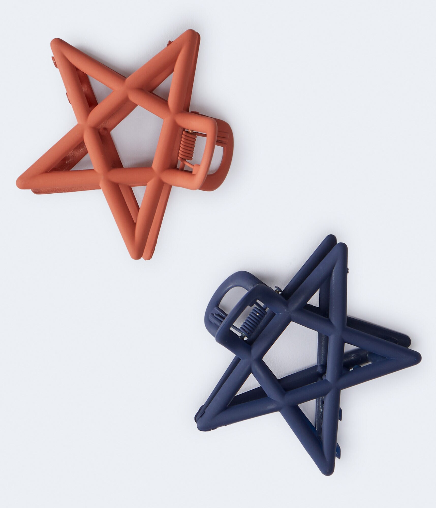 Matte Star Claw Hair Clip 2-Pack