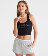 St. Barth Cropped Graphic Tank