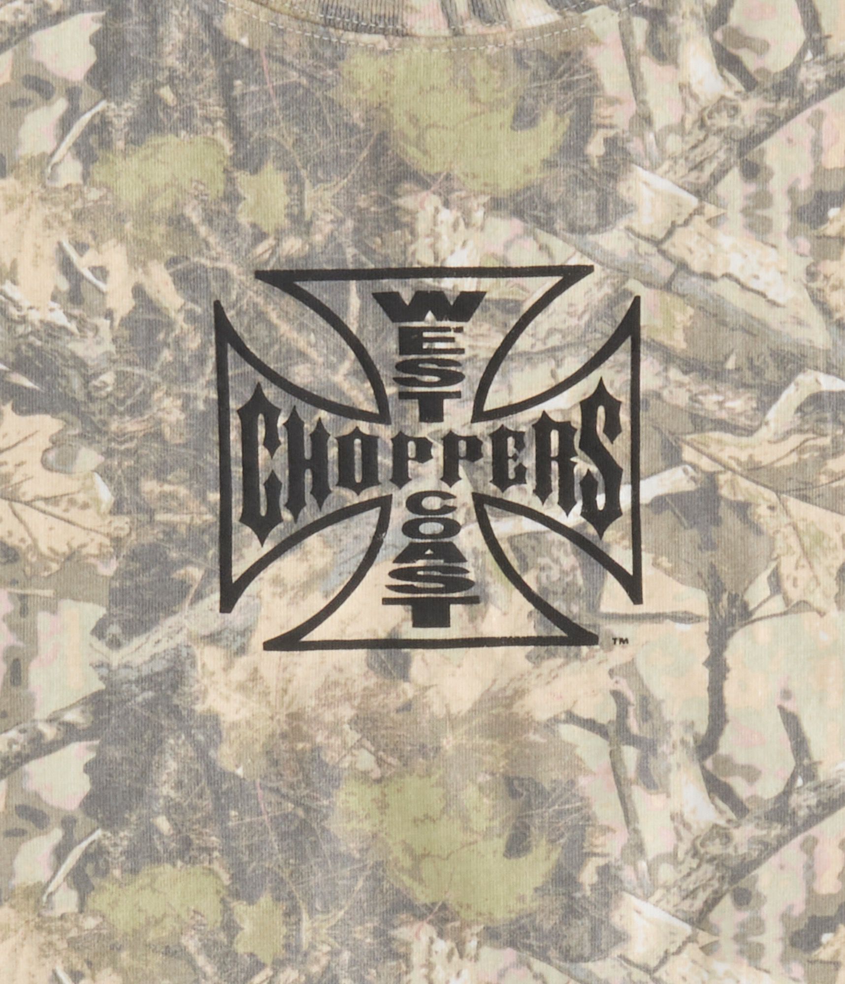 West Coast Choppers Forest Camo Graphic Tee