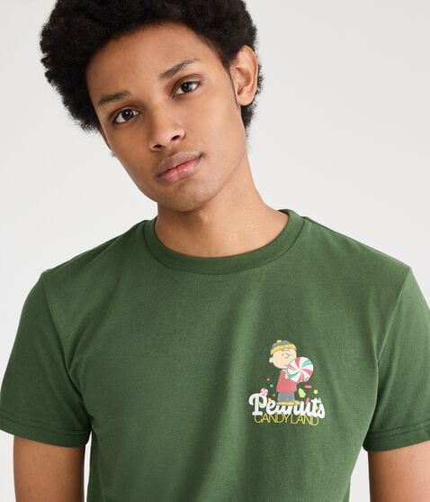 Peanuts Candy Land Relaxed Graphic Tee Peanuts Candy Land Relaxed Graphic Tee