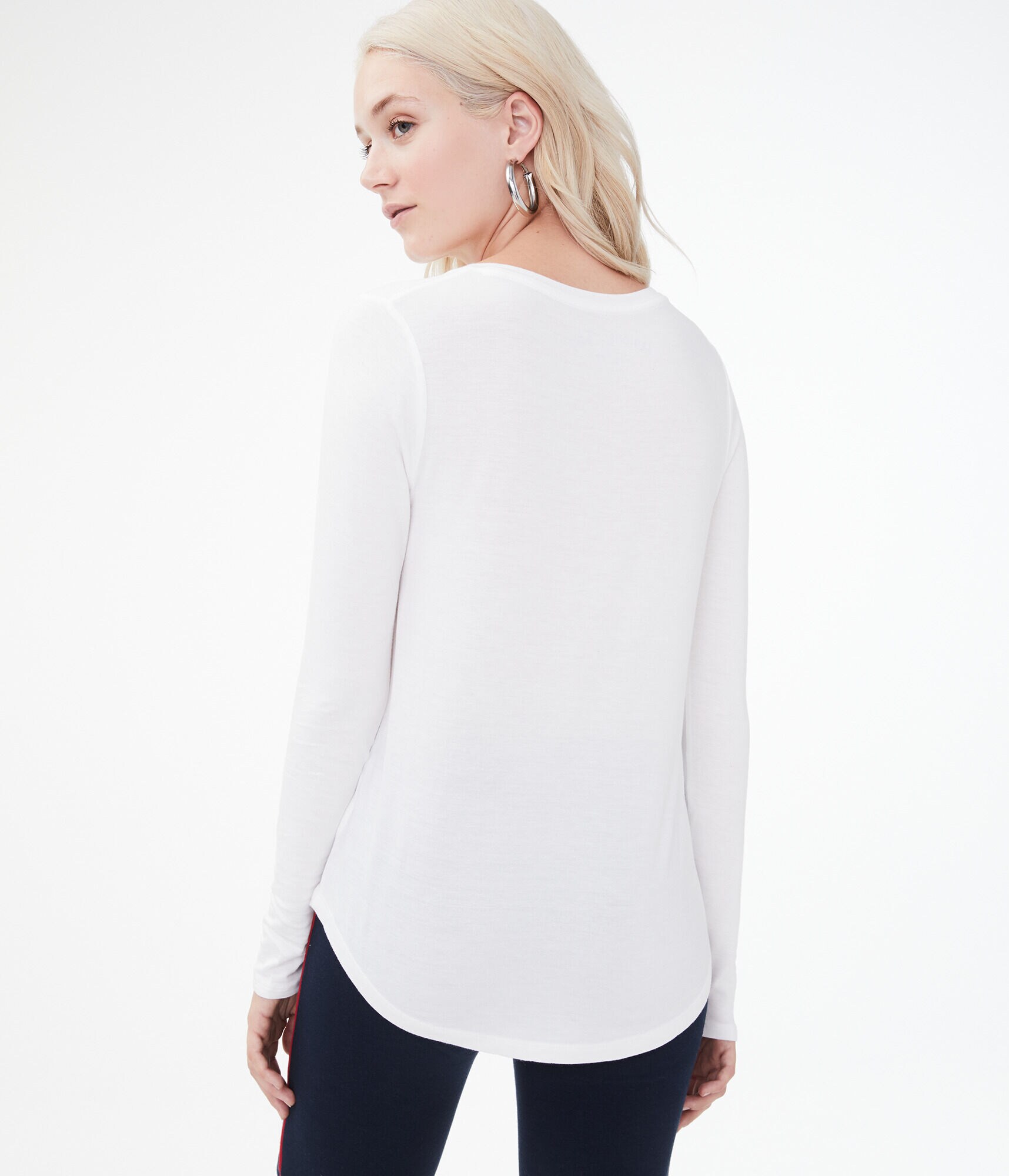 Long Sleeve Seriously Soft V-Neck Tee