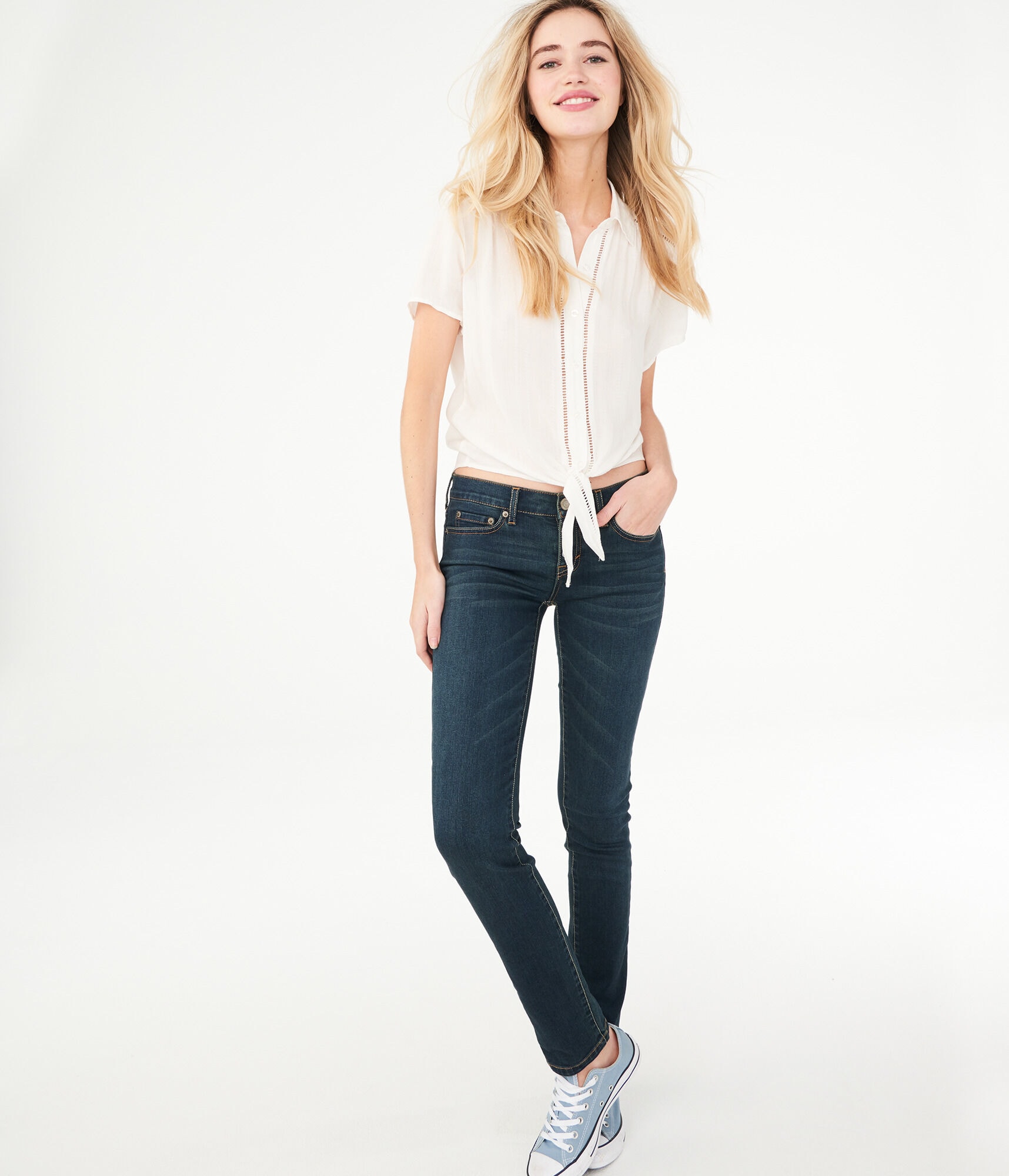 Low Rise Skinny Jean