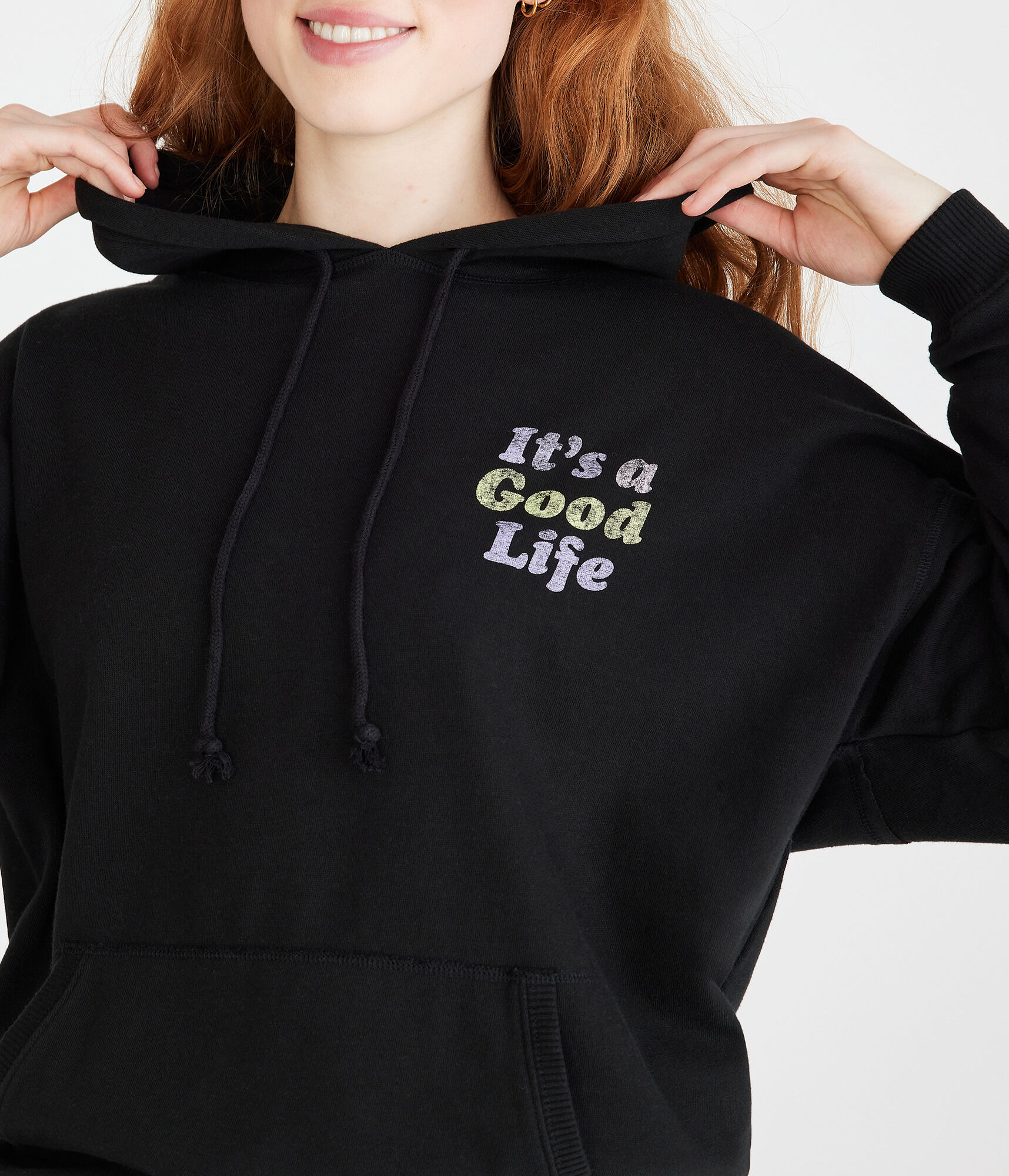It's A Good Life Pullover Hoodie