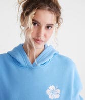 Paradise Hibiscus Flower Pullover Hoodie