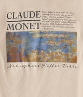 Claude Monet Nénuphars Oversized Graphic Tee