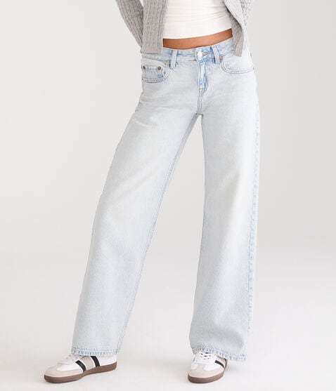 Low-Rise Baggy Wide Leg Star Pocket Jean Low-Rise Baggy Wide Leg Star Pocket Jean