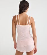 Pointelle Knit V-Neck Sleep Cami