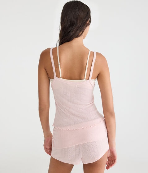 Pointelle Knit V-Neck Sleep Cami Pointelle Knit V-Neck Sleep Cami
