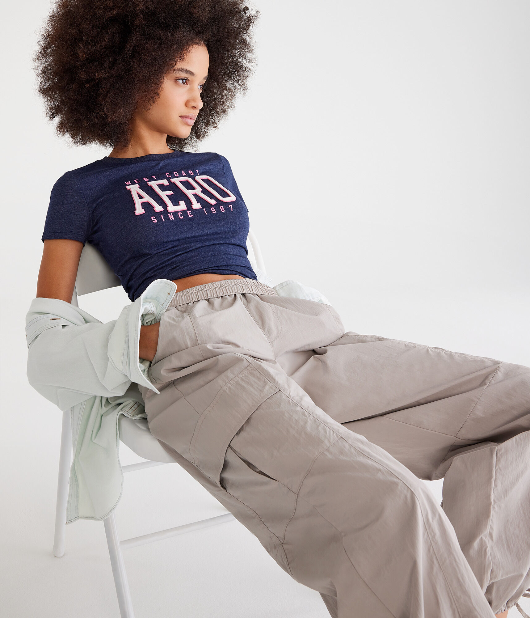 Aero West Coast Appliqu&eacute; Graphic Tee