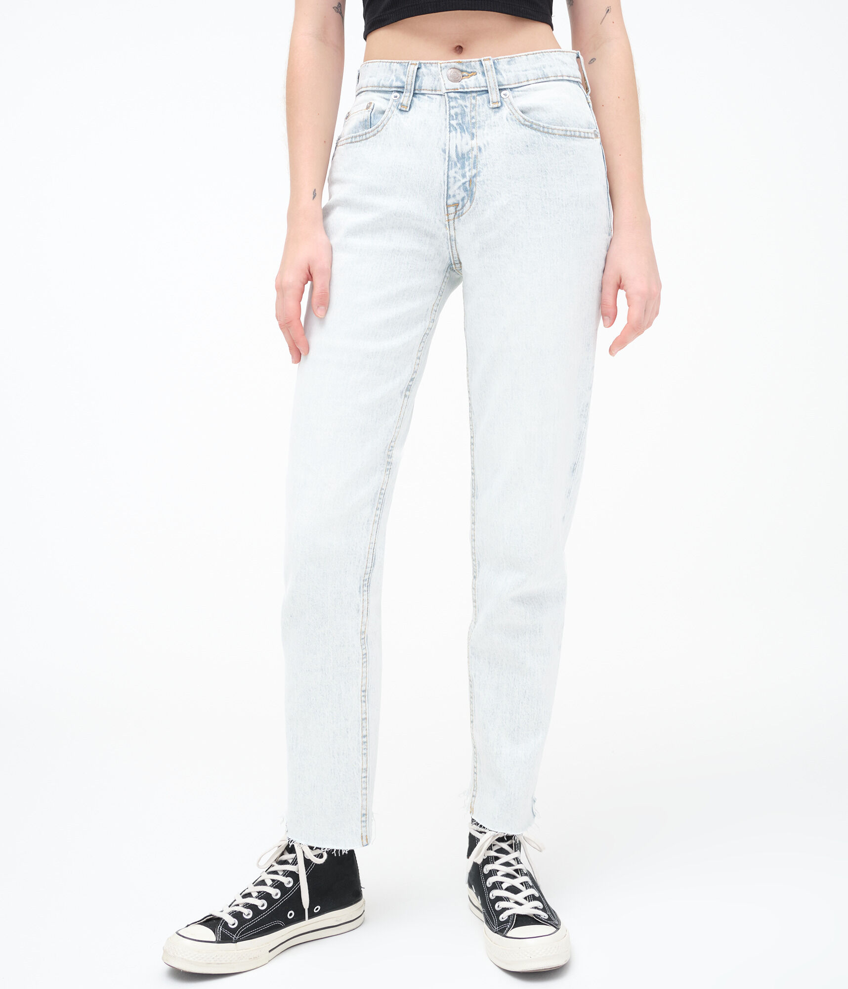 High-Rise Stretch Mom Jean