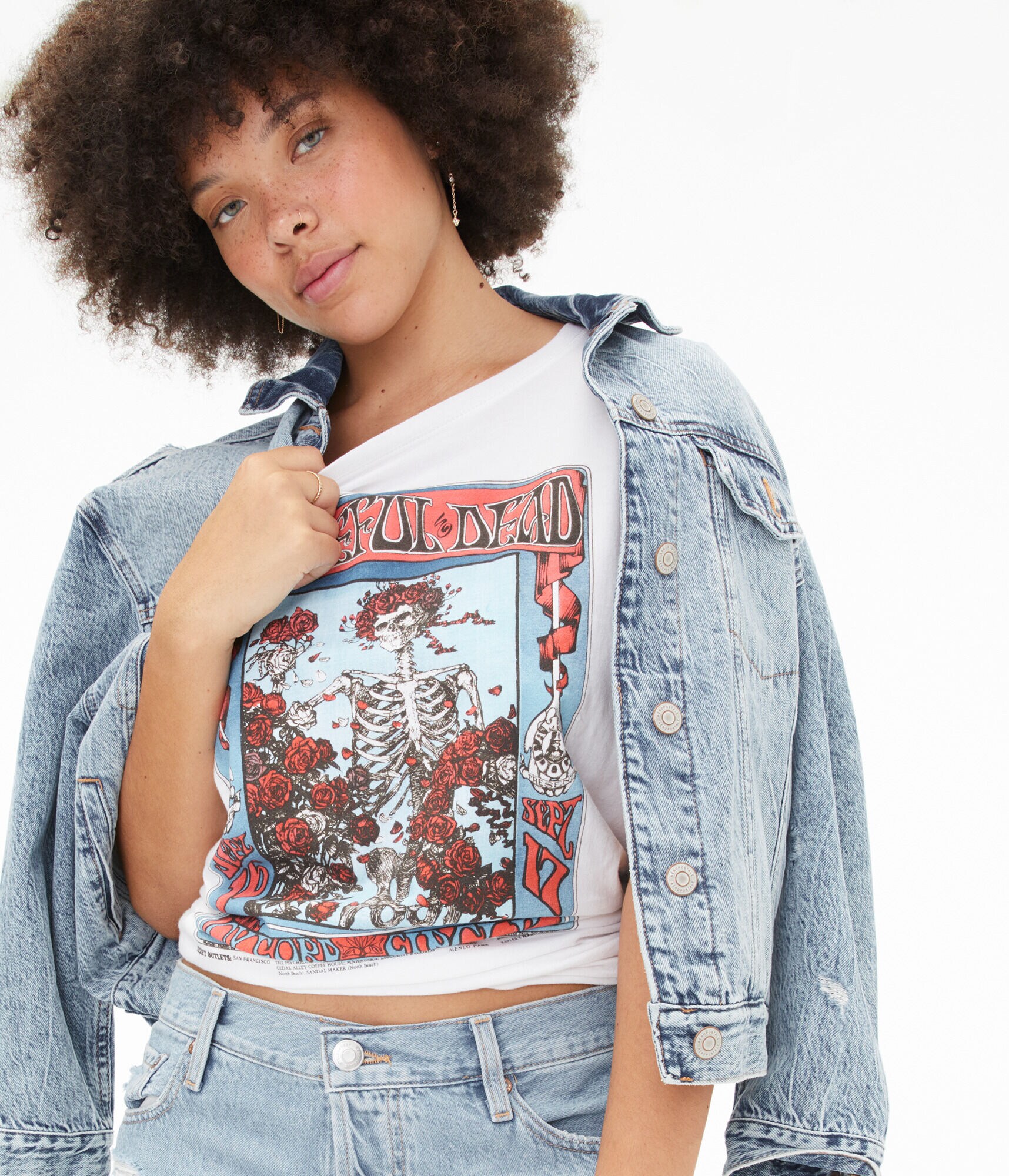 Grateful Dead Oversized Graphic Tee