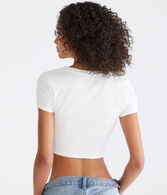 Monaco F1 Racing Cropped Graphic Tee