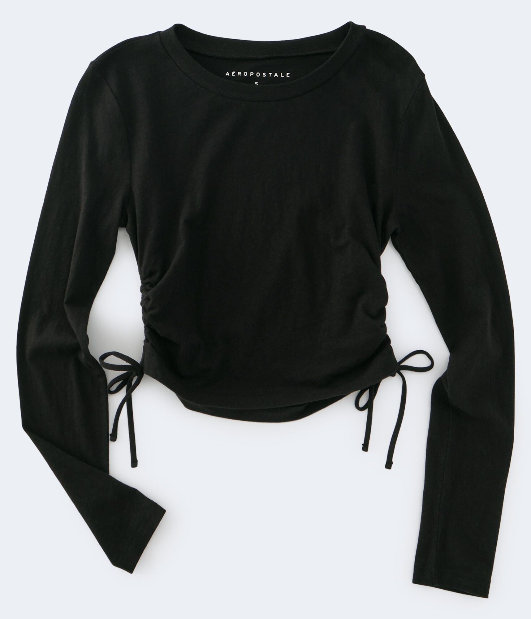 Long Sleeve Ruched Top***