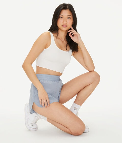 High-Rise Windbreaker Shorts High-Rise Windbreaker Shorts