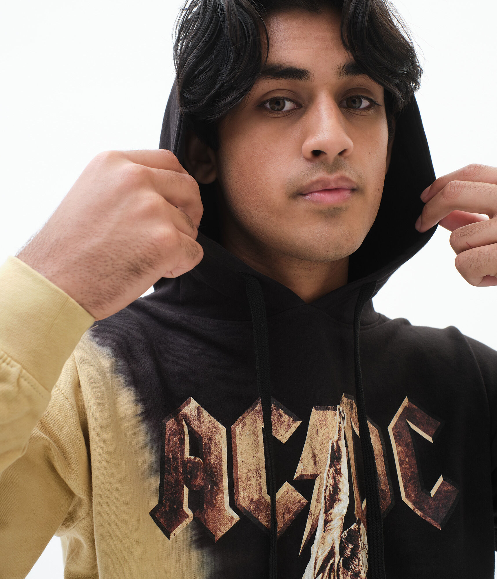 AC/DC Tie-Dye Pullover Hoodie