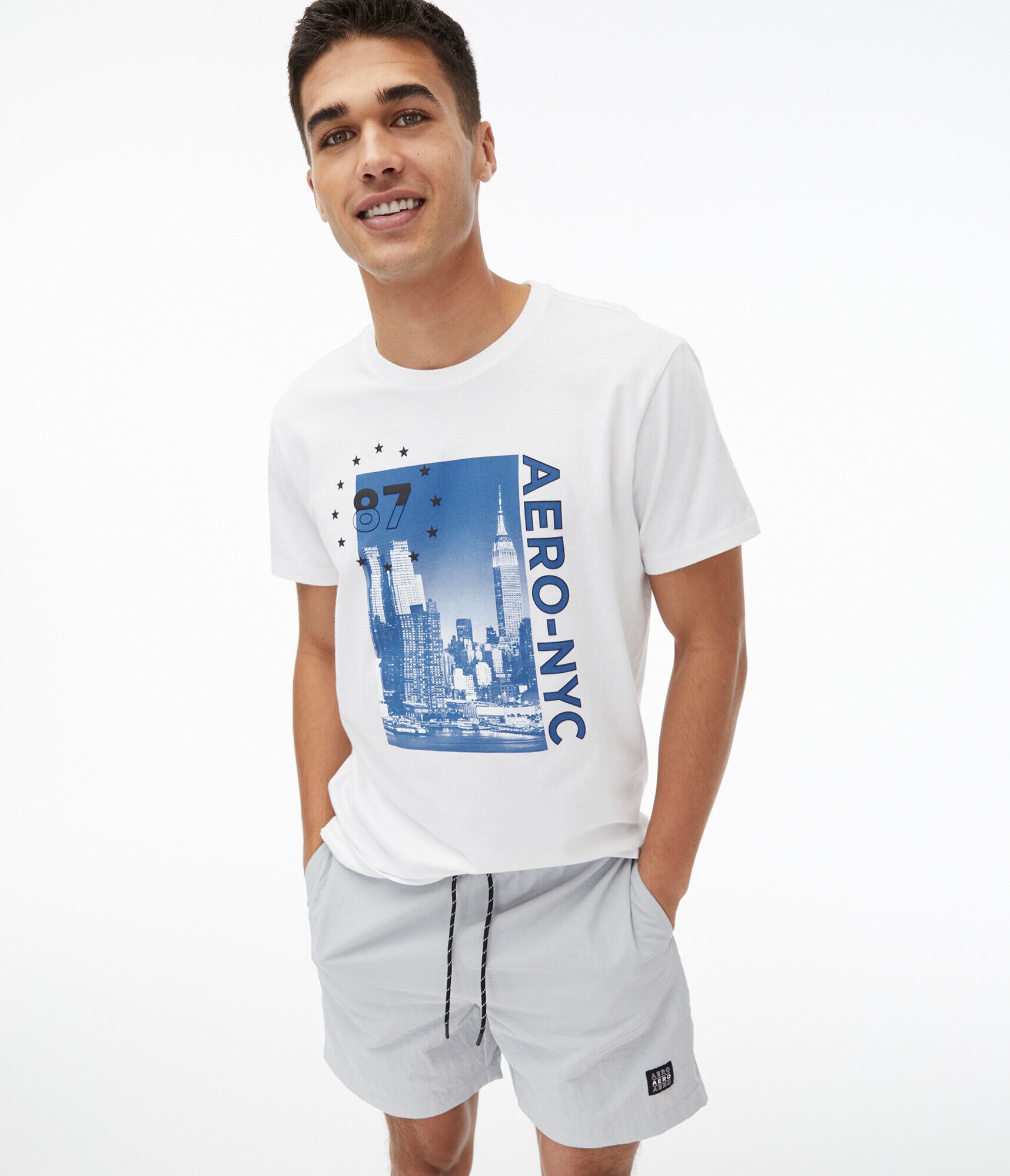 Aero-NYC Skyline Graphic Tee