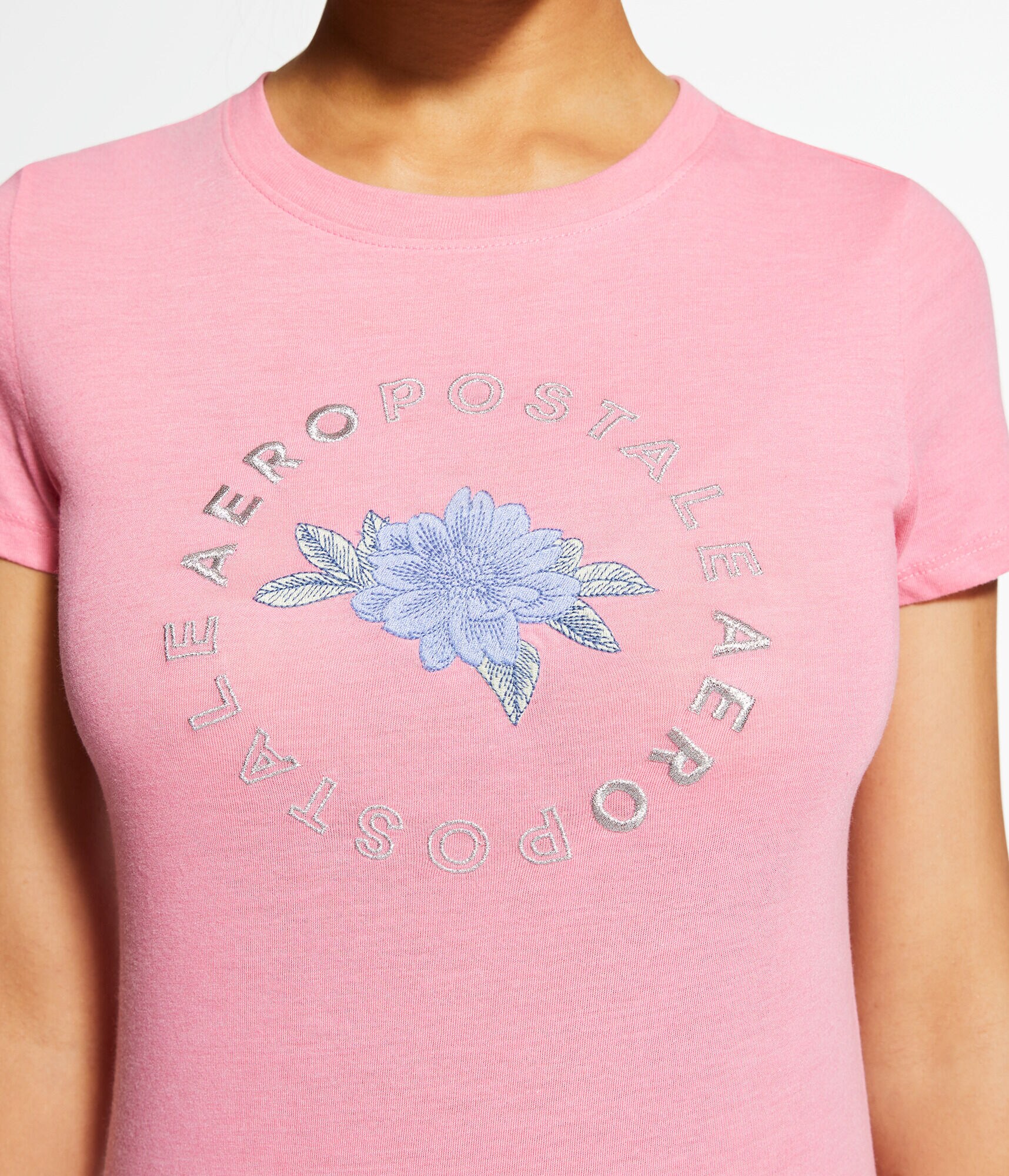 Aero Floral Circle Graphic Tee
