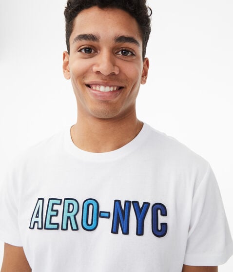 Ombré Aero-NYC Appliqué Graphic Tee Ombré Aero-NYC Appliqué Graphic Tee